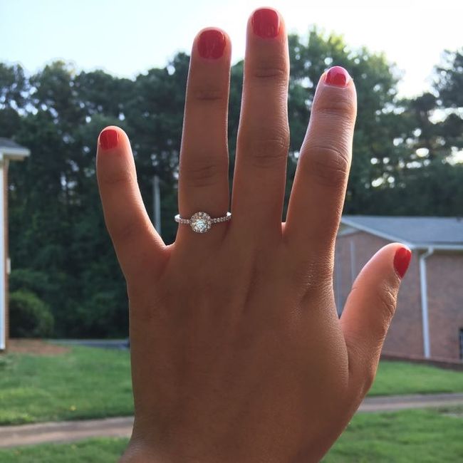 Lets see those beautiful engagement rings
