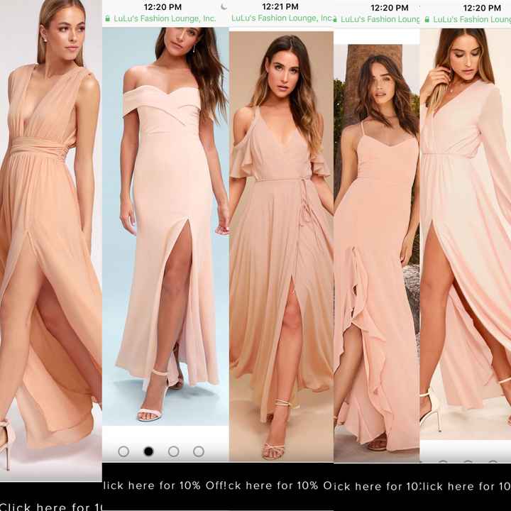 Bridesmaid dresses - 1