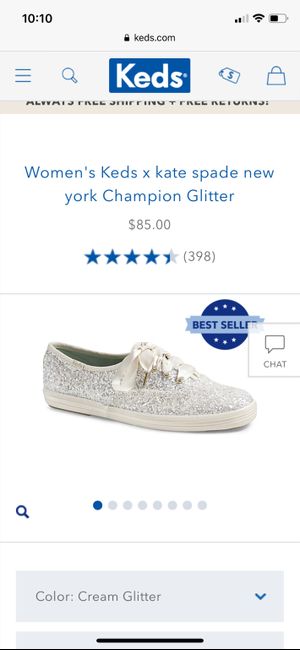 Bought my shoes - ceremony and reception! - 2