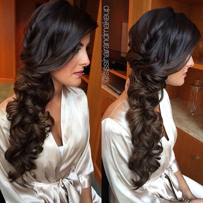 Side-swept Pony - Veil Position? 2