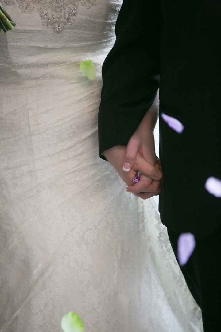 PIF - Purple/Lime Silk Flower Petals