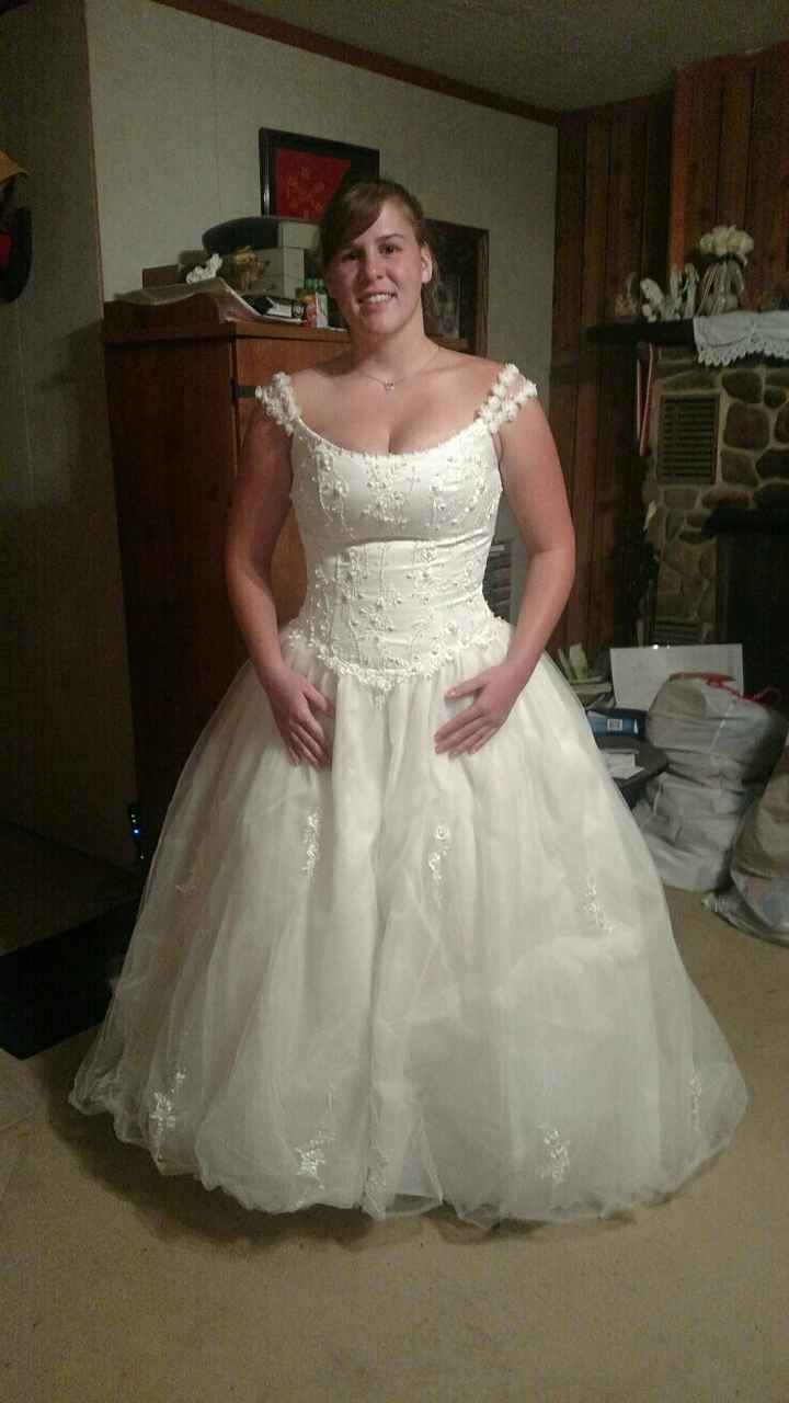 Let me see what you're wearing on your wedding day