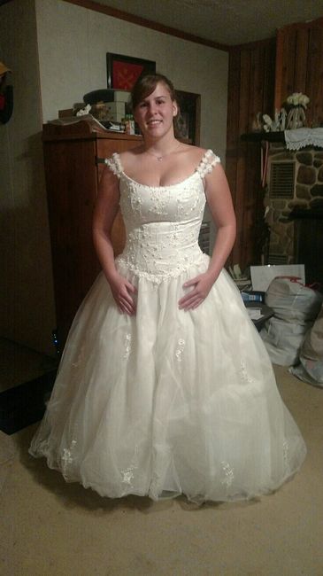 Let me see what you're wearing on your wedding day