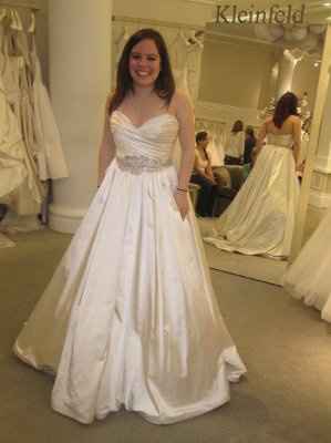 I said "yes to the dress" tonight! :)