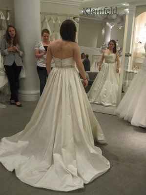 I said "yes to the dress" tonight! :)