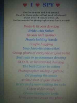 I Spy and photo share cards?