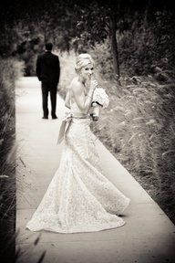Seeing the bride BEFORE the wedding....