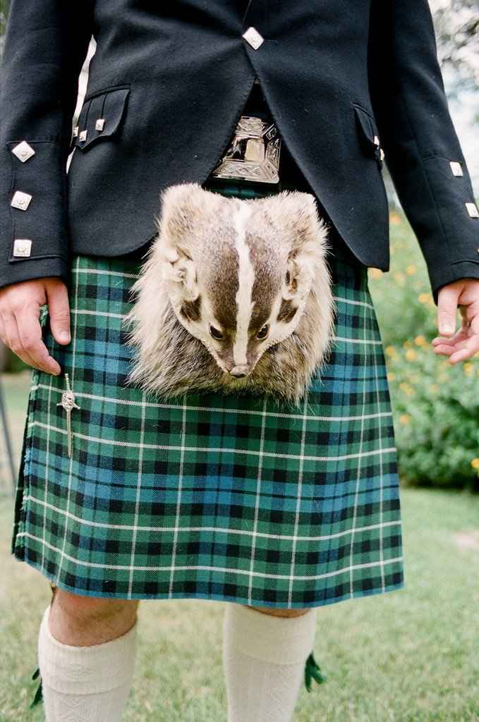 Groom in tux or kilt?