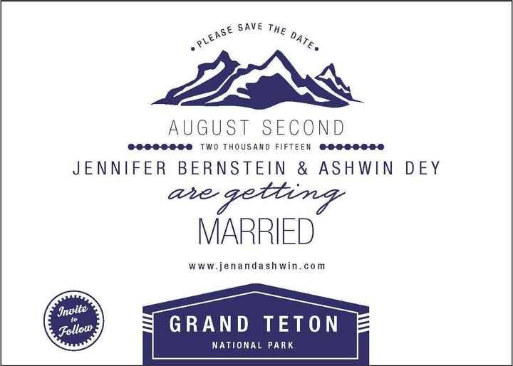 Save the Date finalized