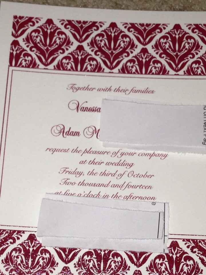 Will you please show me your invites?