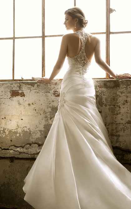 Matching venues and dresses!