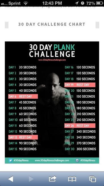 Plank Challenge.  You in?
