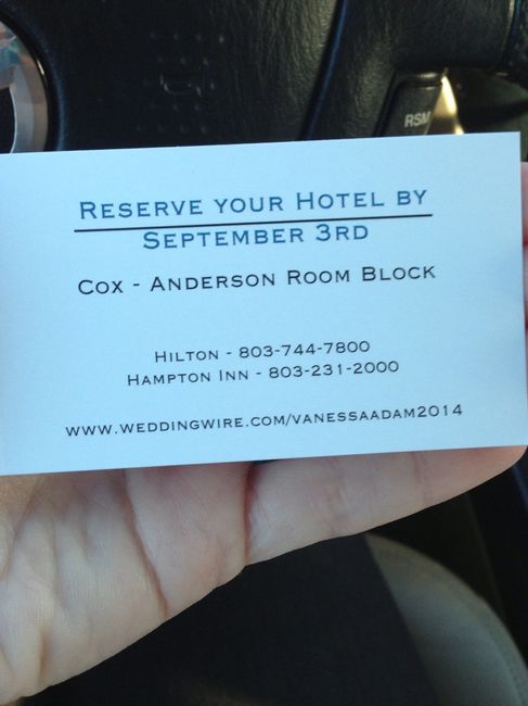 Thank you - To the bride who ordered the free vistaprint business cards