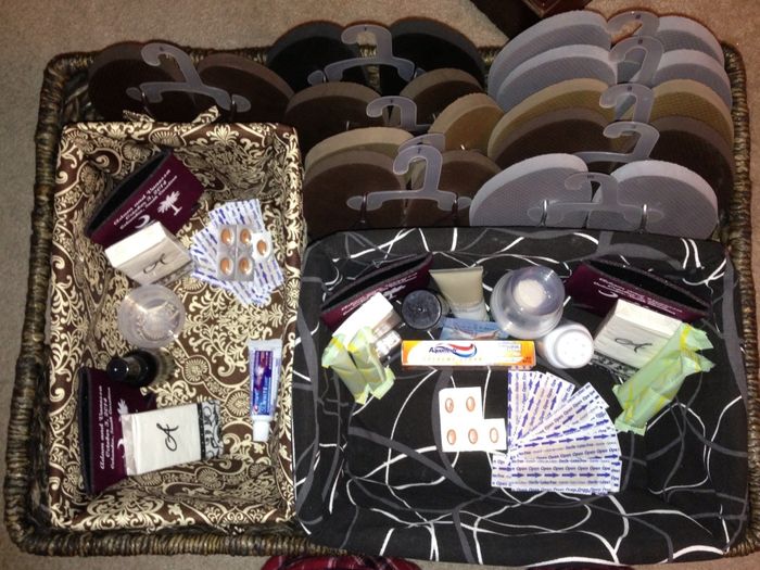Flip Flop and Bathroom Baskets: Stage 1