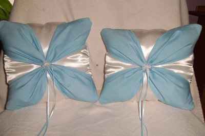 Here are my pillow n basket for wedding!