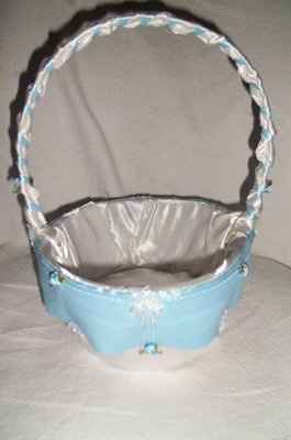 Here are my pillow n basket for wedding!