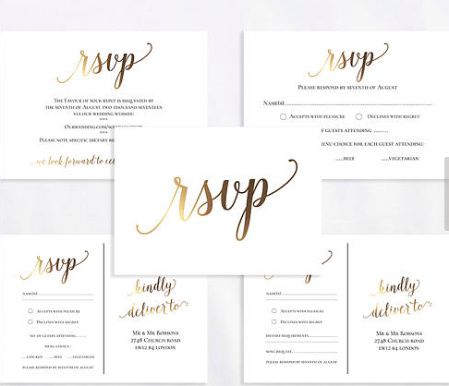 RSVP Card Templates