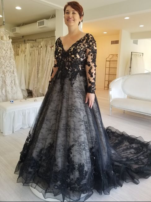 Black Wedding Dress - 1
