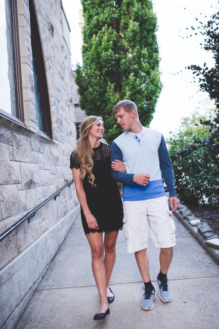 Engagement photoshoot outfit