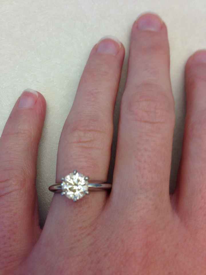 Our rings came in!