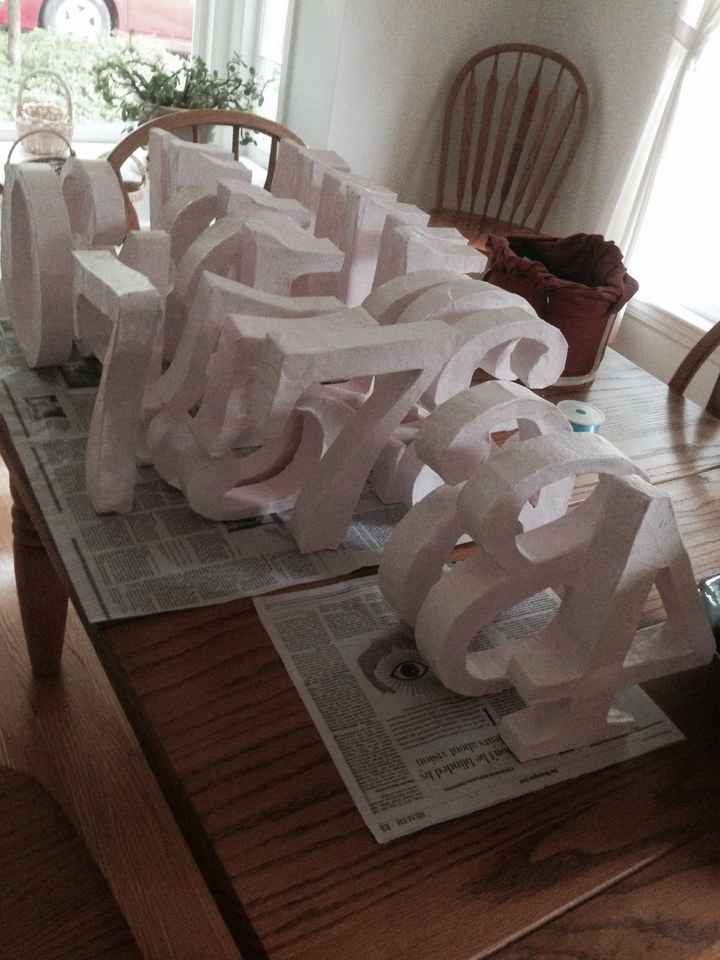 Table numbers! Show me yours!!