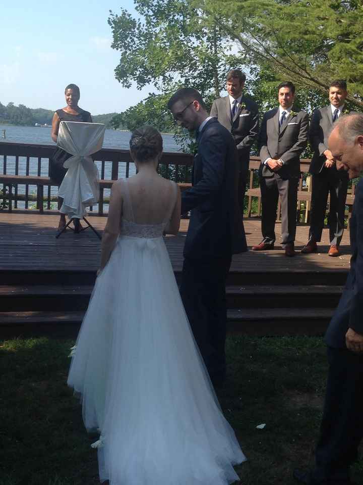 What's your favorite part of your wedding dress / suit?