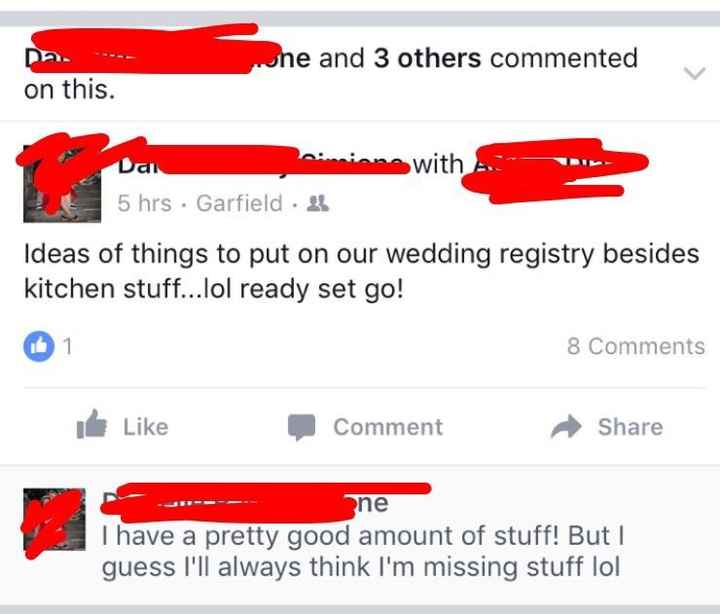 The things people post on fb