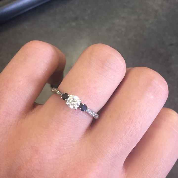 A new bridal ring set