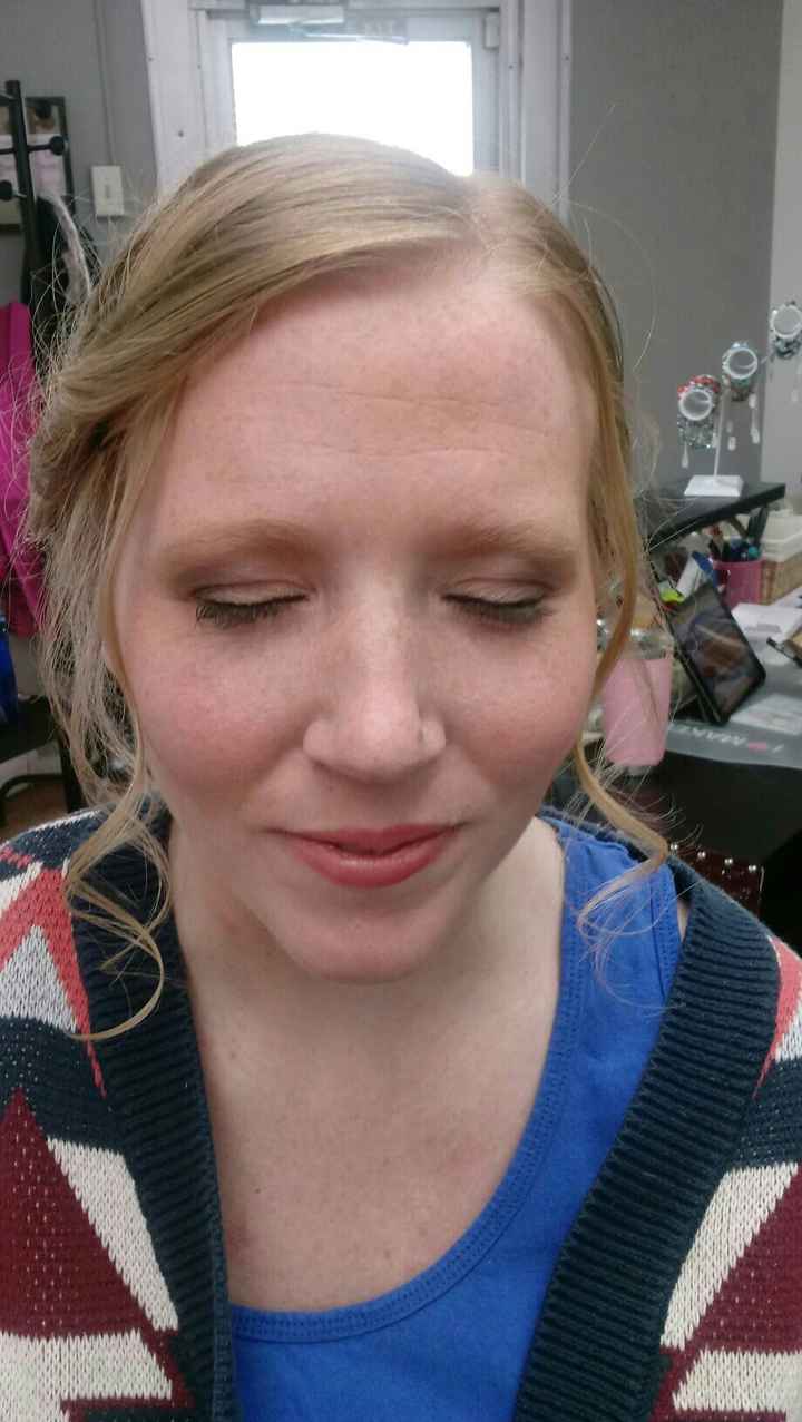 Show us your bridal make up / trials - 1