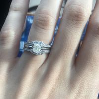 Will you please show me your wedding band if you have a solitaire?