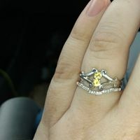 Went shopping for wedding band!!