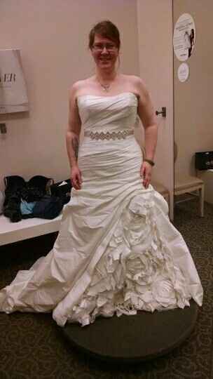 Any plus size brides think they rock their dress better than the model?