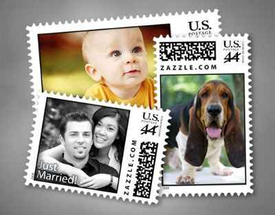 custom postage stamps from zazzle??!!??