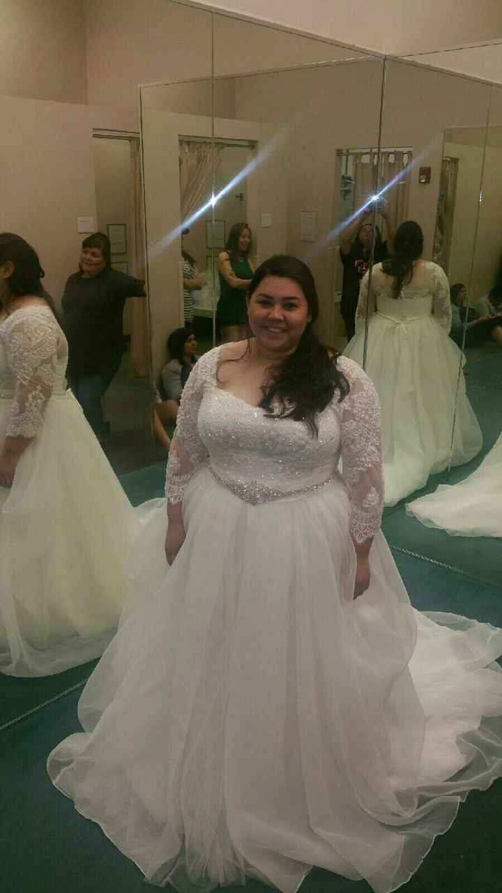 My dress is in!
