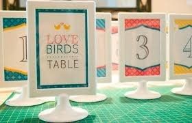 Table Numbers
