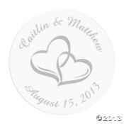 Clear Stickers with Text for Votive Favors