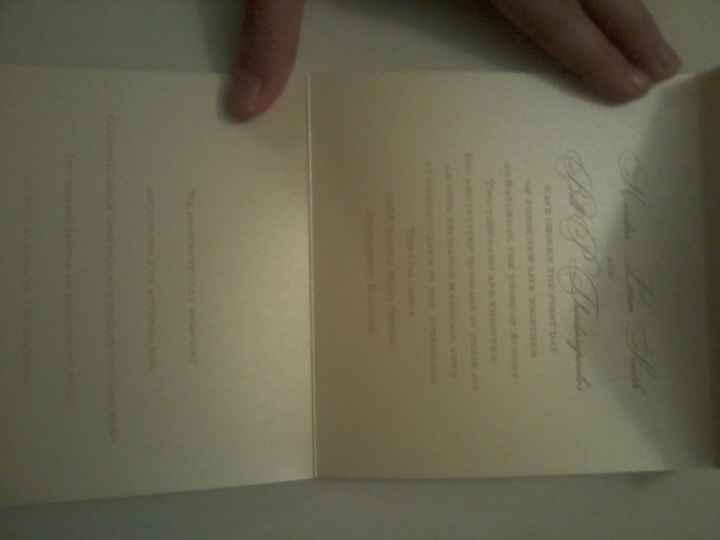 Our Invitations Came in! (pics)