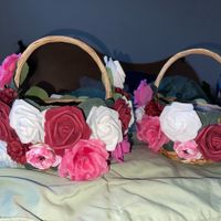 Did my own flower girl baskets. - 1