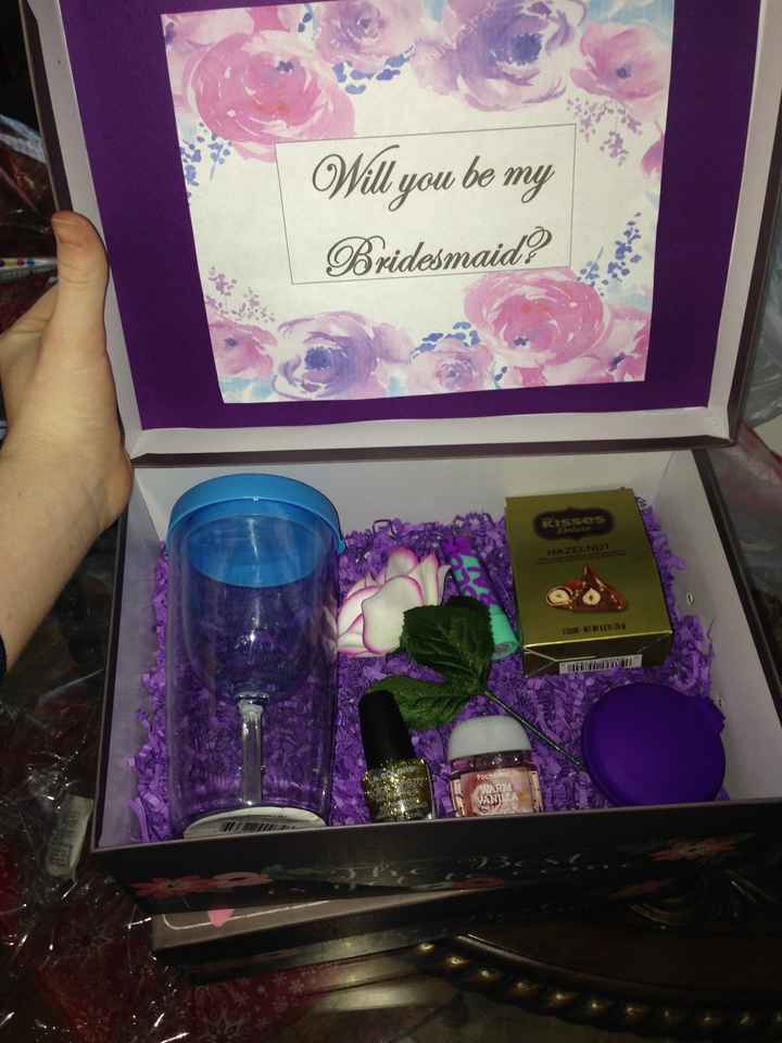 This is how I am asking my bridesmaids