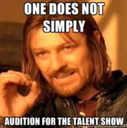 Wedding with a talent show?