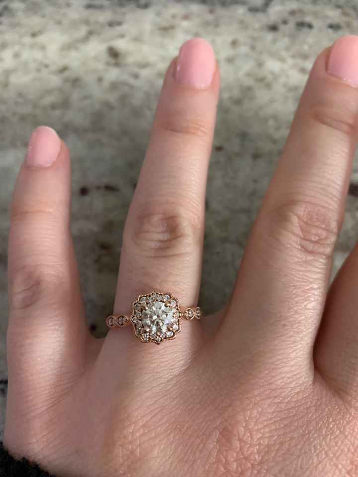 Let’s show off our engagement rings! - 1