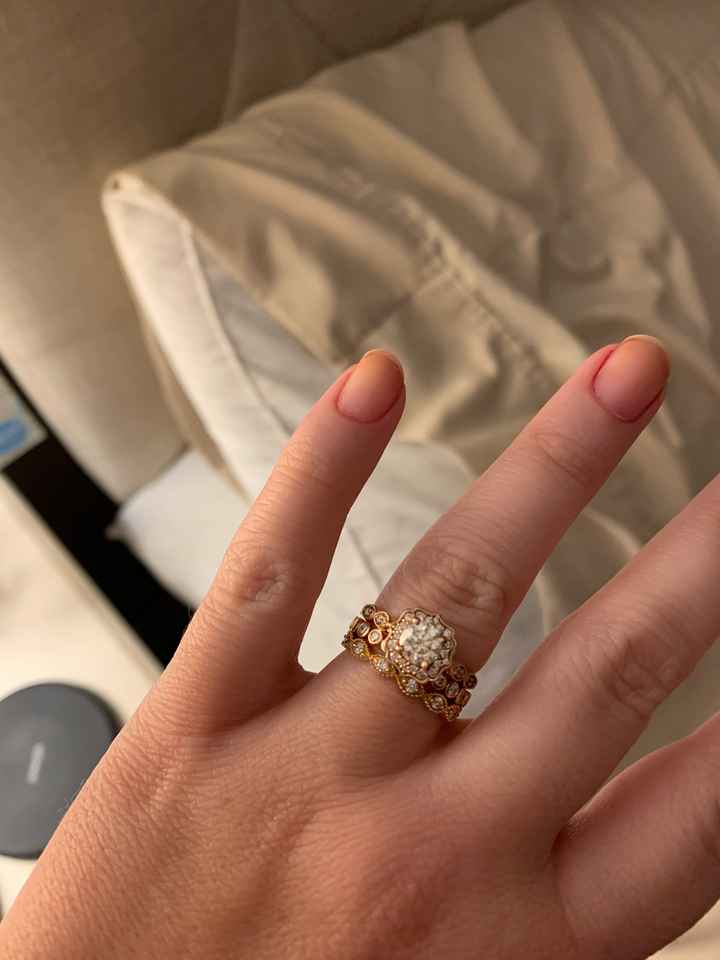 Mismatched engagement and wedding rings..yay or nay? - 1