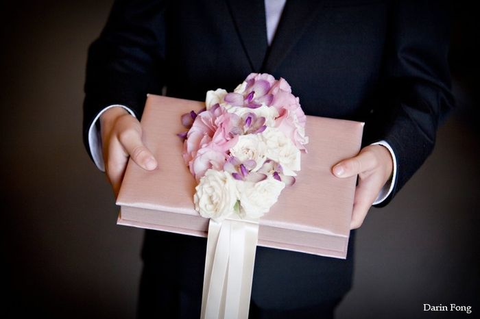 Instead of a ring pillow