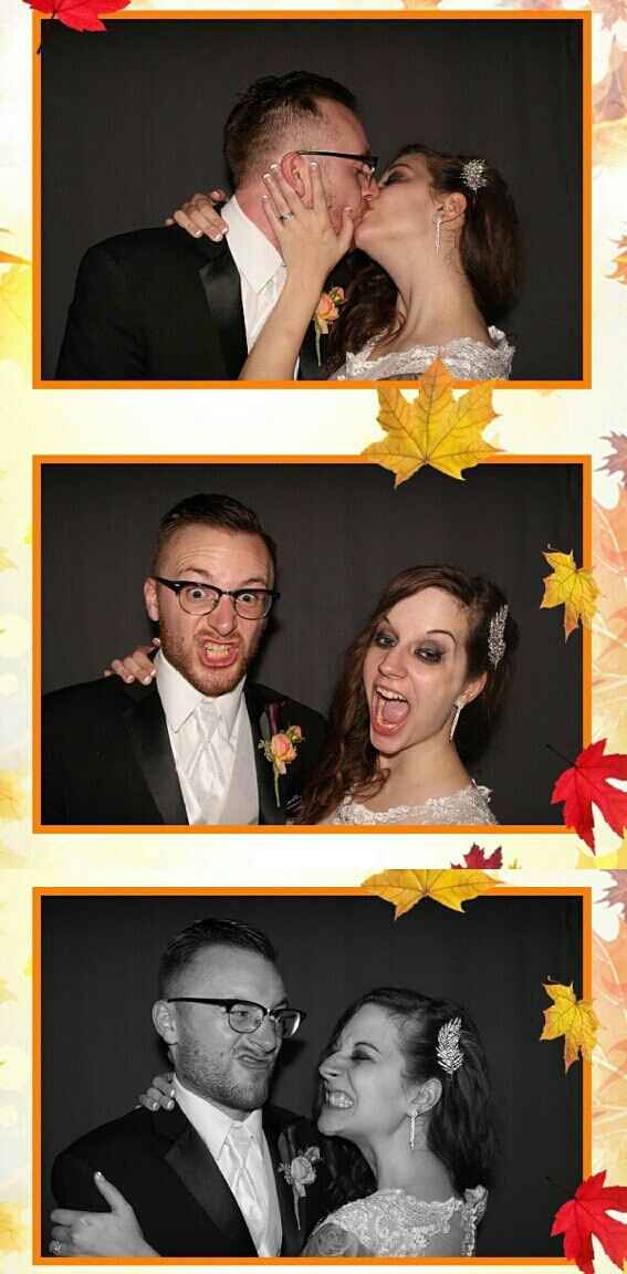 Wedding photo booth snaps