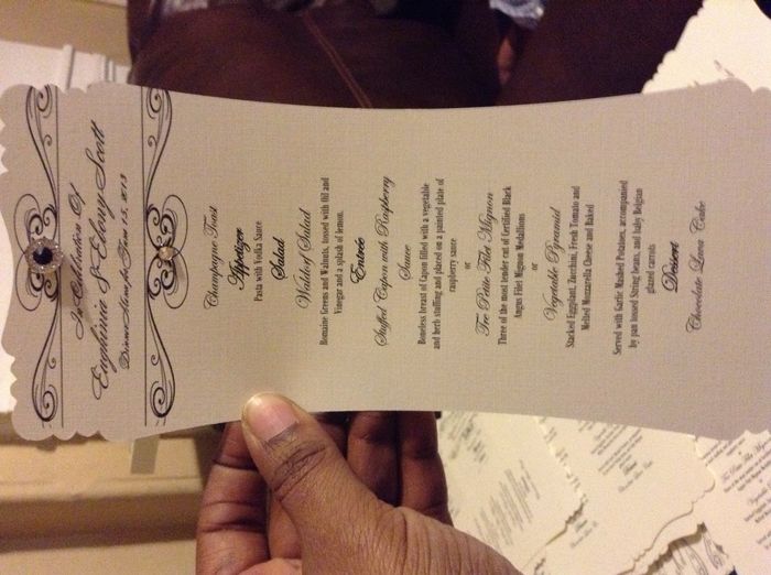 Show me your...Menu Cards