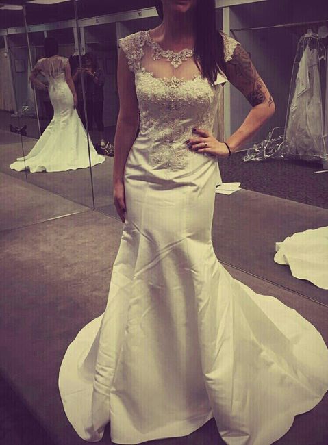 Let me see what you're wearing on your wedding day