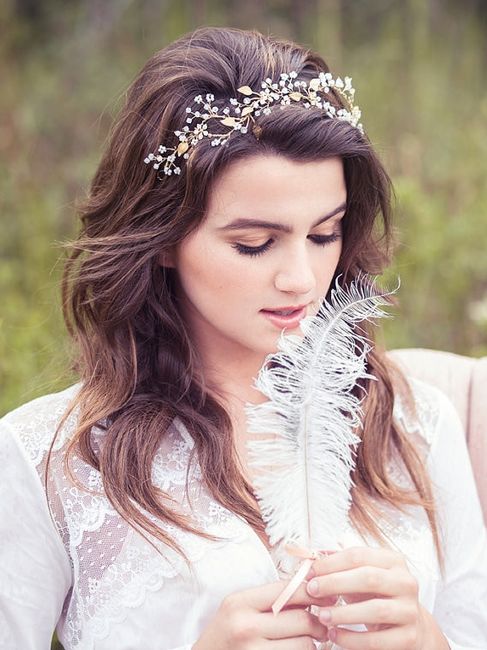 Tiaras, barrettes & flowers, oh my!