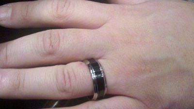 WE got our wedding bands! pics!