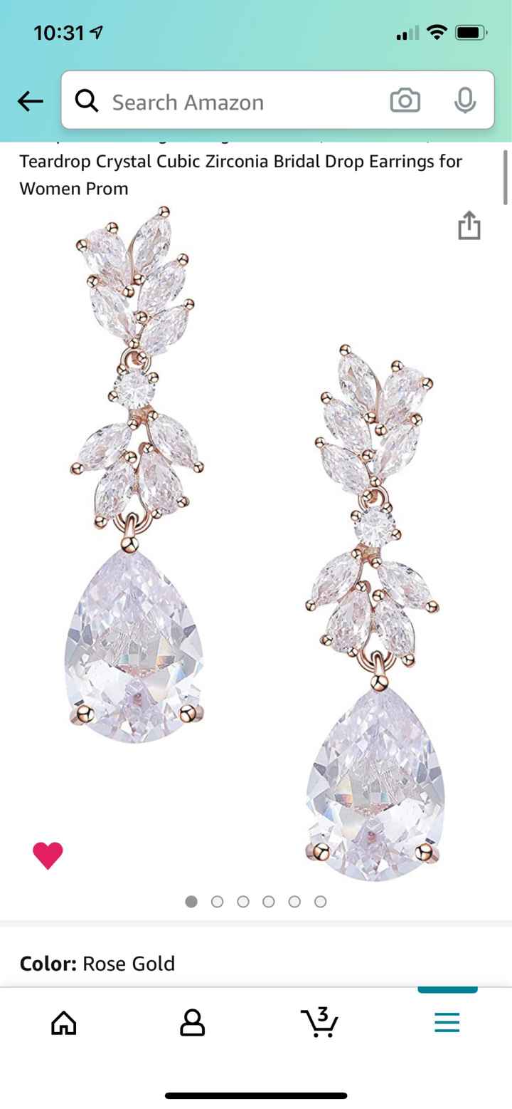 Real Gold Earrings - 1