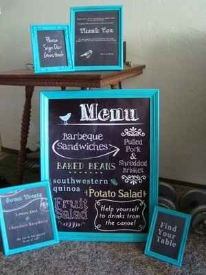 Chalkboard Signs-DIY? Rent? What's your experience?